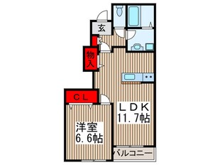 ブレス１２３ーＡの物件間取画像